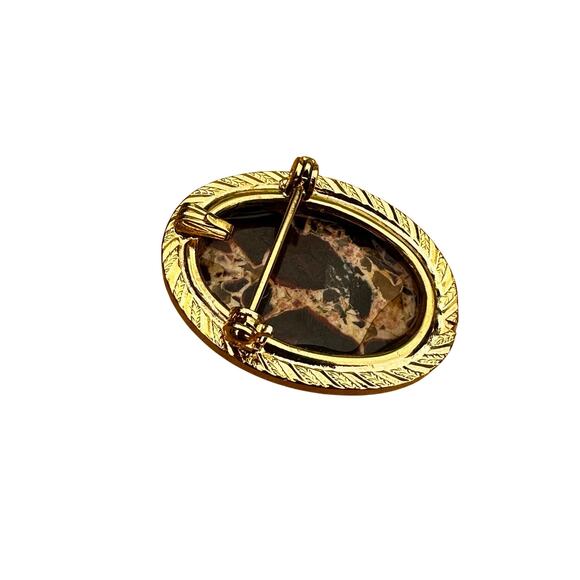 Leopard Jasper Brooch and Pendant - Picture 4 of 6